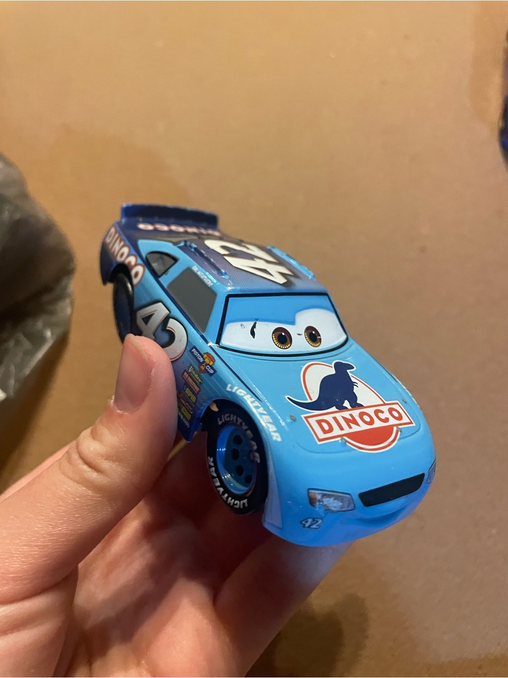 Blue Lightning McQueen Style Toy Car - Kids Toys